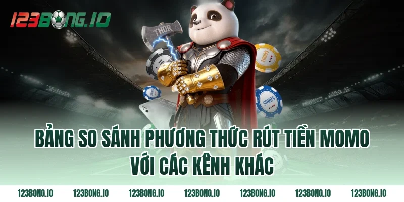 Bảng So Sánh Phương Thức Rút Tiền Momo Với Các Kênh Khác