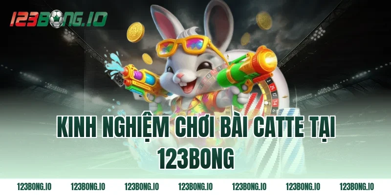 Kinh nghiệm chơi bài catte tại 123bong